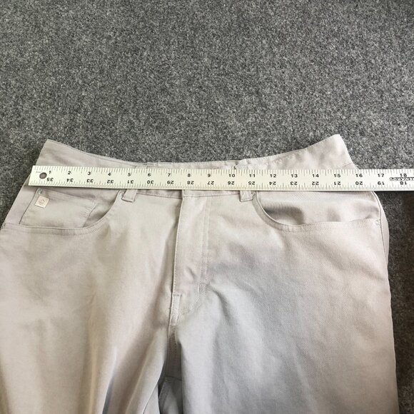Peter Millar Pants Mens 31x29 Gale Gray #B66 Performance 5 Pocket Trouser - Picture 8 of 15